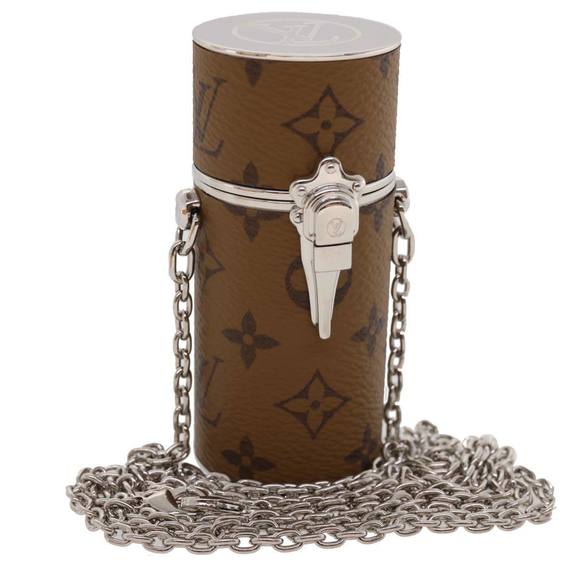 LOUIS VUITTON Monogram Reverse Lipstick Case Cosmetic Pouch MP2407 LV Auth 27696 - Picture 1 of 12